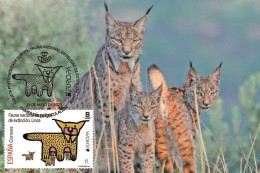 Spain 2021 - Europa 2021 - Endangered National Wildlife Carte Maximum - Monuments