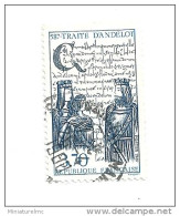 N°  2500 Traité D'Andelot Année Oblitéré Année 1987  Timbre France - Oblitérés