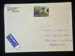 CM) 2003. FINLAND. AIR MAIL ON ARGENTINA SHIPPING. BIRD STAMP. XF - Finland