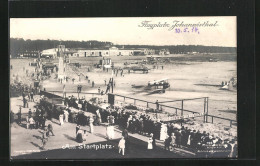 Foto-AK Sanke Nr. 198: Berlin-Johannisthal, Flugzeuge Am Startplatz  - Fotografie