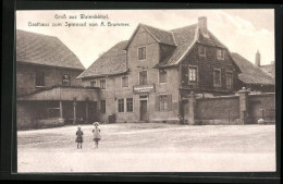 AK Watenbüttel, Gasthaus Zum Spinnrad Von A. Brammer  - Autres & Non Classés