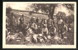 AK Rumänische Kriegsgefangene In Serbien  - Guerre 1914-18