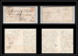 1488 Rhone Marque Postale Saint-Laurent-de-Chamousset Pour Lyon Taxe 1d Et Boite Rurale L Jussy LAC Lettre Cover France - 1801-1848: Precursors XIX