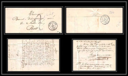 1316 Orne Marque Postale VIMOUTIER Pour Paris 8/5/1850 LAC Lettre Cover France - 1849-1876: Classic Period