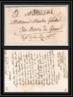 0642 Paris Marque Postale TTB TTB N°2752 BUREAU E 1824 Port Payé En Noir Pour Le Havre Lettre Cover France  - 1801-1848: Précurseurs XIX