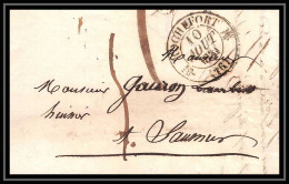 0363 Charente-Maritime Marque Postale - Rochefort 10/08/1831 Pour Saumur LAC Lettre Cover France - 1801-1848: Précurseurs XIX