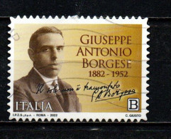 ITALIA - 2022 - GIUSEPPE ANTONIO BORGESE - USATO - 2021-...: Oblitérés