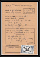 50316 Chevilly Larue Val De Marne 1965 Poste Aérienne PA N°40 Caravelle Airmail Ordre Reexpedition Temporaire France - 1960-.... Covers & Documents