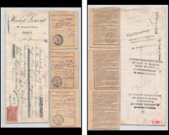 51185 Louvat Paris Effets De Commerce N°345 Tasset 1906 Timbre Fiscal Buis-les-Baronnies Drome Fiscaux Document - Briefe U. Dokumente