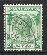 MALAYA.." STRAIT SETTLEMENTS.."...KING GEORGE V..(1910-36.).....2c......SG261.....CDS......VFU.... - Straits Settlements