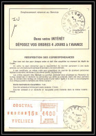 54419 Orgeval Yvelines Vignette EMA Ordre De Reexpedition Temporaire France - EMA (Printer Machine)