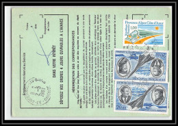 55160 Andernos Les Bains Gironde Poste Aérienne PA N°44 Concorde Mermoz St Exupery Paire Ordre De Reexpedition - 1960-.... Lettres & Documents