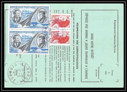 55141 Barsac Gironde Poste Aérienne PA N°44 Concorde Mermoz St Exupery Paire Ordre De Reexpedition Definitif - 1960-.... Lettres & Documents