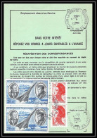 55138 St Romain La Virvée Gironde Poste Aérienne PA 44 Concorde Mermoz St Exupery Paire Ordre De Reexpedition Definitif - 1960-.... Lettres & Documents