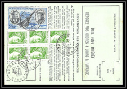 55108 Barsac Gironde Sabine Bloc 4 Poste Aérienne PA N°44 Concorde Mermoz St Exupery Ordre De Reexpedition Definitif - 1960-.... Lettres & Documents