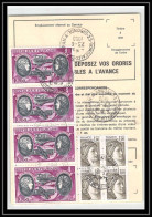 55512 Bordeaux Cauderan Gironde Poste Aérienne PA N°47 Boucher Hilsz X 4 Ordre De Reexpedition Temporaire France - 1960-.... Covers & Documents