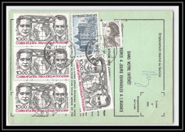 55448 Ares Gironde Poste Aérienne PA N°55 Costes Le Brix X 3 Ordre De Reexpedition Definitif France - 1960-.... Lettres & Documents