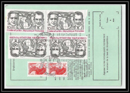 55436 St Andre De Cubzac Gironde Poste Aérienne PA N°55 Costes Le Brix X 3 Ordre De Reexpedition Definitif France - 1960-.... Lettres & Documents