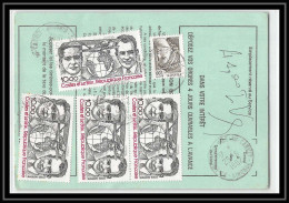 55362 Lugon Et L'Ile Du Carnay Gironde Poste Aérienne PA N°55 Costes Le Brix X 3 Ordre De Reexpedition Definitif France - 1960-.... Covers & Documents