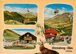 73950906 Ruhpolding Steinberg-Alm Sessellift Alpen Hirsch - Ruhpolding