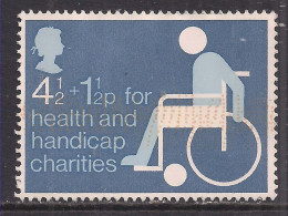 GB 1975 QE2 4 1/2p Health & Handicap Fund Used SG 970 ( D1253 ) - Used Stamps