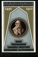 AK Kirchheim-Teck, Johannisfest 1910, Gutenberg  - Autres & Non Classés