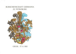 73911008 Wuerzburg Bayern Wappen Der Burschenschaft Germania Wuerzburg - Wuerzburg