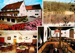 73910939 Feuchtwangen Gasthof Pension Am Forst Gastraeume Waldpartie - Feuchtwangen