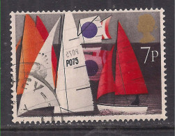 GB 1975 QE2 7p Sailing Used SG 980 ( F79 ) - Usados