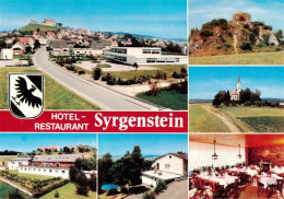 73910908 Syrgenstein Schwaben Hotel Restaurant Syrgenstein Panorama Gastraum Pan - Other & Unclassified