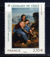 2019-1 Valeur à 2.10 €  " LEONARD DE VINCI - Tableau 3 Personnages Religieux " - Neuf** - Neufs