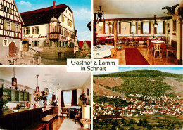 73910891 Schnait Weinstadt Remstal Gasthof Zum Lamm Gastraeume Fliegeraufnahme - Other & Unclassified