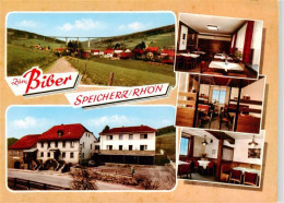 73910843 Speicherz Rhoen Motten Bayern Gasthof Zum Biber Gastraeume Autobahnbrue - Autres & Non Classés