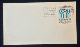 CM) 1977. ARGENTINA. FDC. WORLD FOOTBALL 1978. XF - Argentina