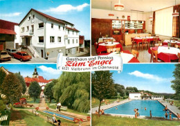 73910765 Vielbrunn Gasthaus Pension Zum Engel Gastraum Park Schwimmbad - Michelstadt