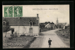 CPA Saint-Cyr-en-Val, Route De Marcilly  - Autres & Non Classés