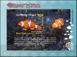 Papua New Guinea 2019. Anemonefish (MNH OG) Souvenir Sheet - Papouasie-Nouvelle-Guinée