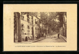 CPA La Ferté-Saint-Aubin, Boulevard Du Chemin De Fer, La Gendarmerie, Passepartout  - Autres & Non Classés