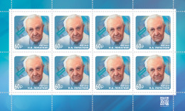 Russia 2024. 100th Birth Anniversary Of N. Lopatkin, Scientist (MNH OG) M/S - Unused Stamps