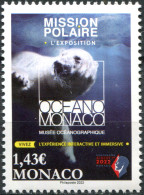 Monaco 2022. Polar Mission Exhibition At The Oceanographic Museum (MNH OG) Stamp - Ungebraucht