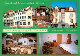 73871081 Brotterode Hotel Zur Guten Quelle Gaststube Zimmer Brotterode - Autres & Non Classés