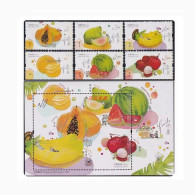 HONG KONG 2022 The Fruit Banana Stamps 6v+S/S - Frutta