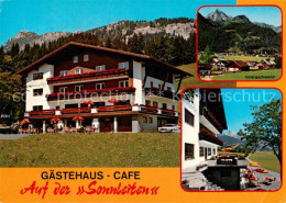 73871003 Tannheim Tirol AT Gaestehaus Cafe Auf Der Sonnleiten Innergschwend Terr - Other & Unclassified