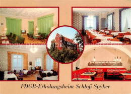 73870921 Glowe Ruegen FDGB Erholungsheim Schloss Spyker Klubraum Speisesaal Auss - Autres & Non Classés