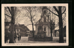 AK Ludwigsburg, Partie Am Marktplatz  - Ludwigsburg