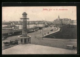 AK Stettin, Blick Von Der Hakenterrasse  - Pommern