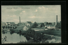 AK Deutsch-Schützendorf, Stadtblick Von See Aus  - Czech Republic