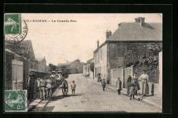 CPA Villeziers, La Grande Rue  - Autres & Non Classés