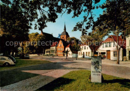 73836175 Burg  Fehmarn Ansicht Mit St. Nikolei-Kirche  - Fehmarn