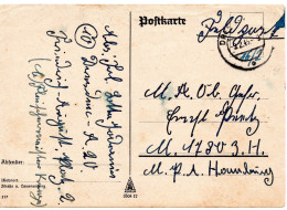 64853 - Deutsches Reich - 1945 - FpKte (9.2.45) DRESDEN -> Fp#M17803H - Covers & Documents